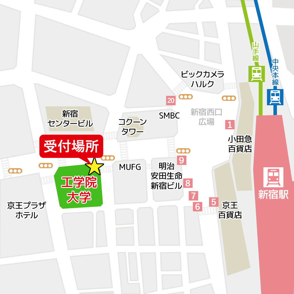集合場所マップ
