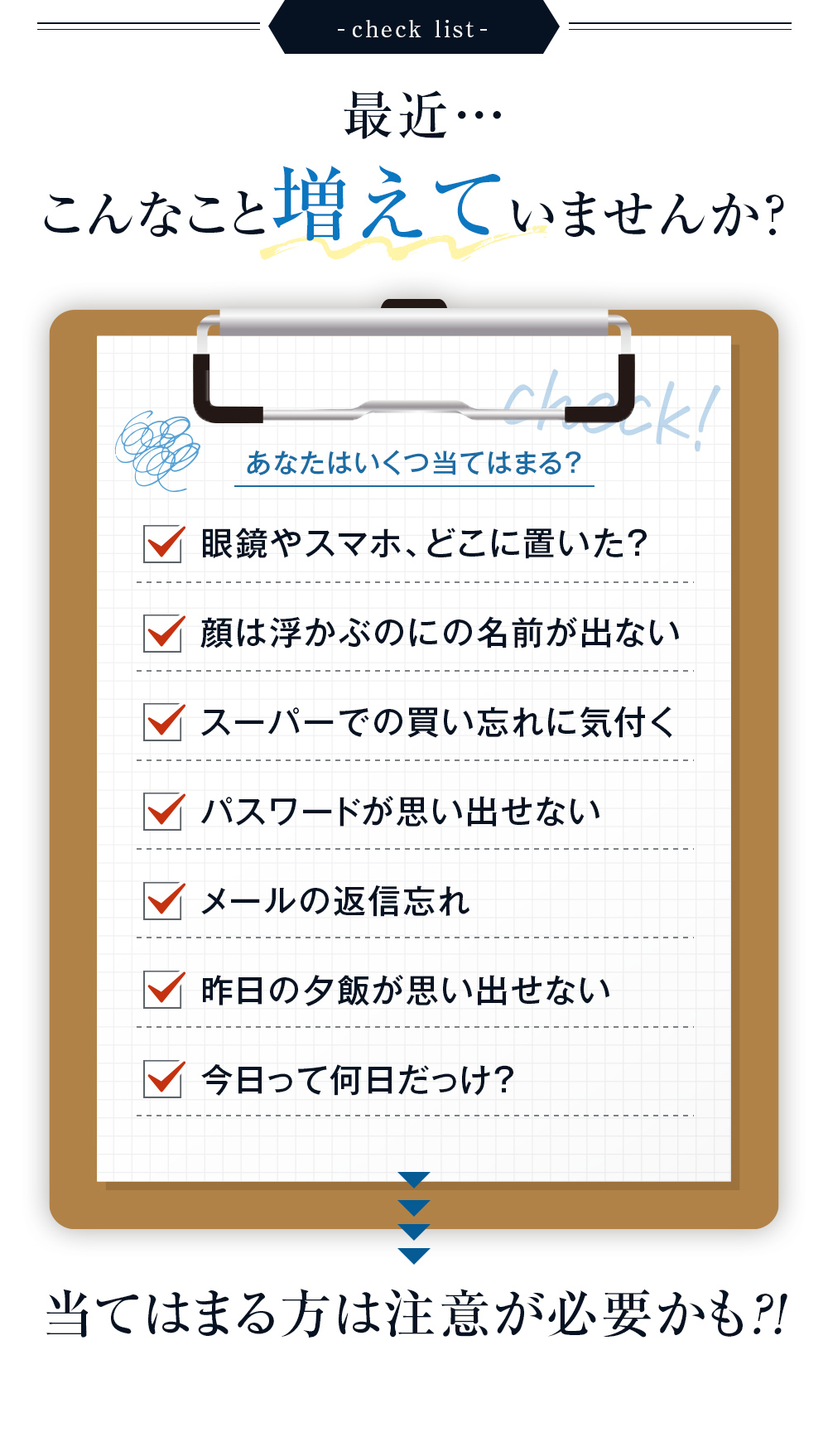 診断チェックリスト